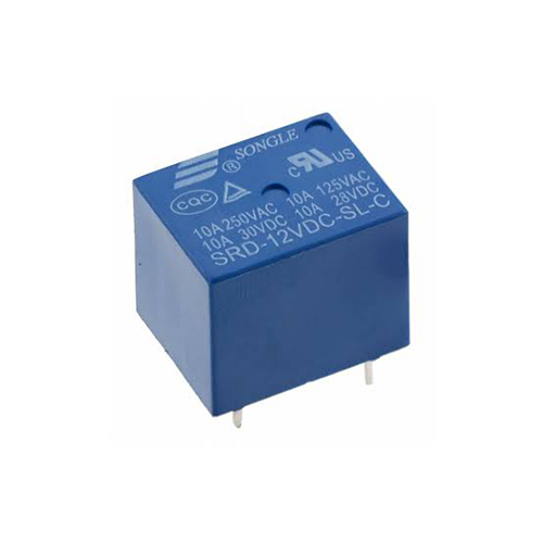 10A 250 VAC Relay - Miniature Size, High Power Contact Load | Epoxy Protection, General Purpose Terminal, 1-Year Warranty