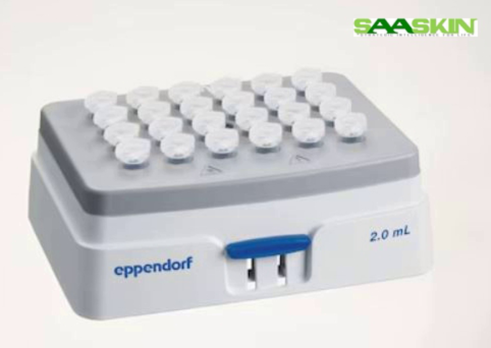 Eppendorf Smartblock 2.0 Ml - Aluminum, 86x104x67 Mm, Metallic Silver | Quick-release System, Compatible With Thermomixer And Thermostat, Holds 24 Tubes