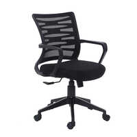 Zebra Mb Conference Room Chairs - Black Nylon Cover, Adjustable Features | No Assembly Required, Modern Design, Stainless Steel And Plastic Materials