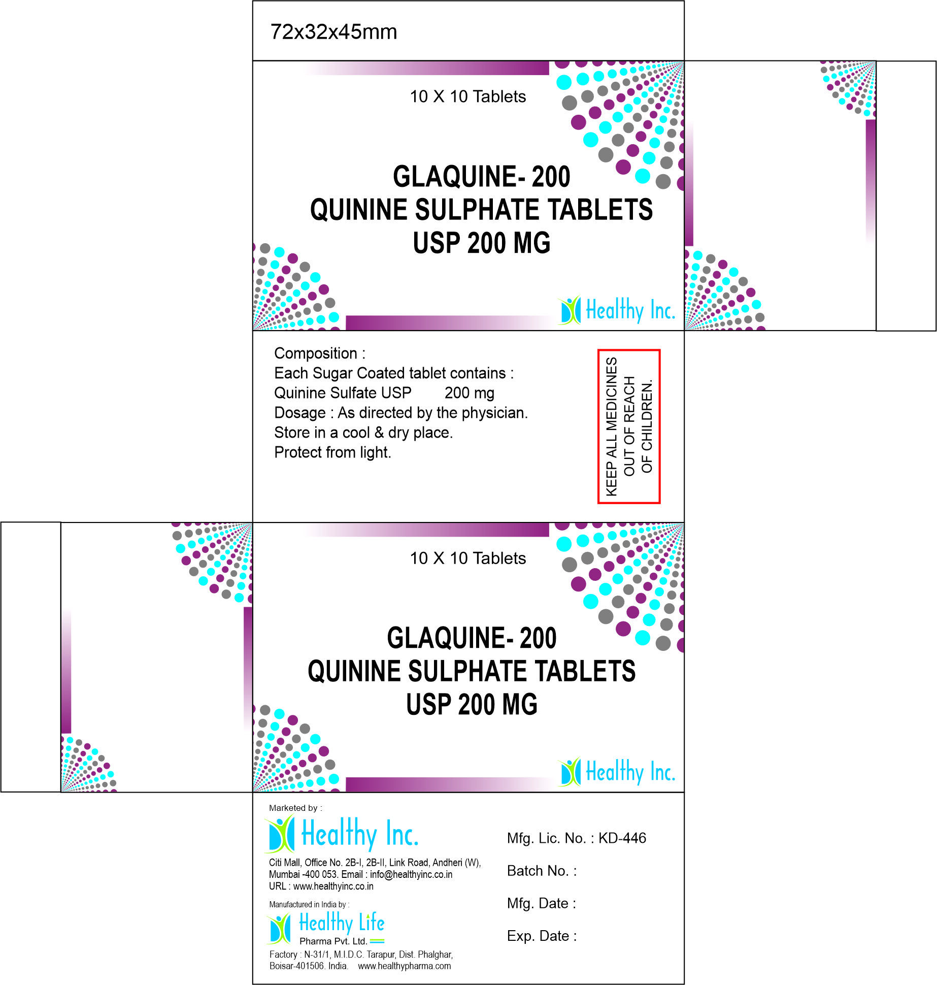 Quinine Sulphate tablet 200mg