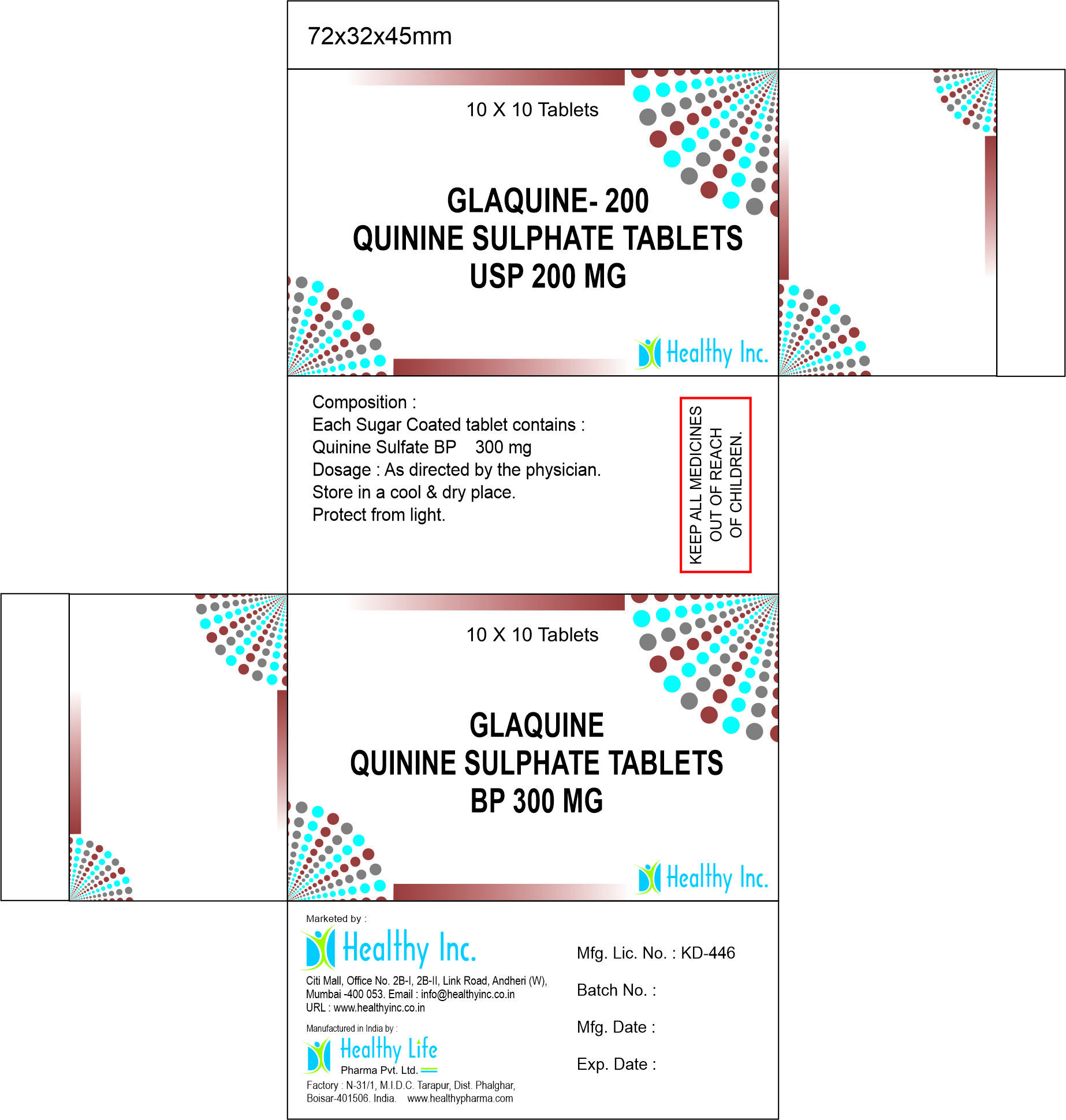 Quinine Sulphate tablet 300mg