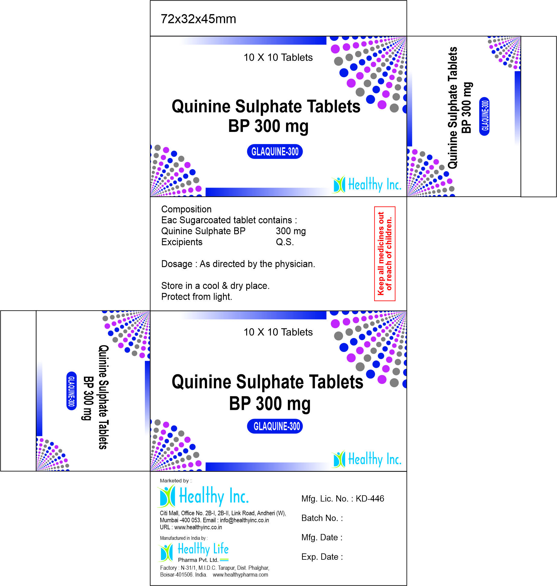 Quinine Sulphate tablet 300mg