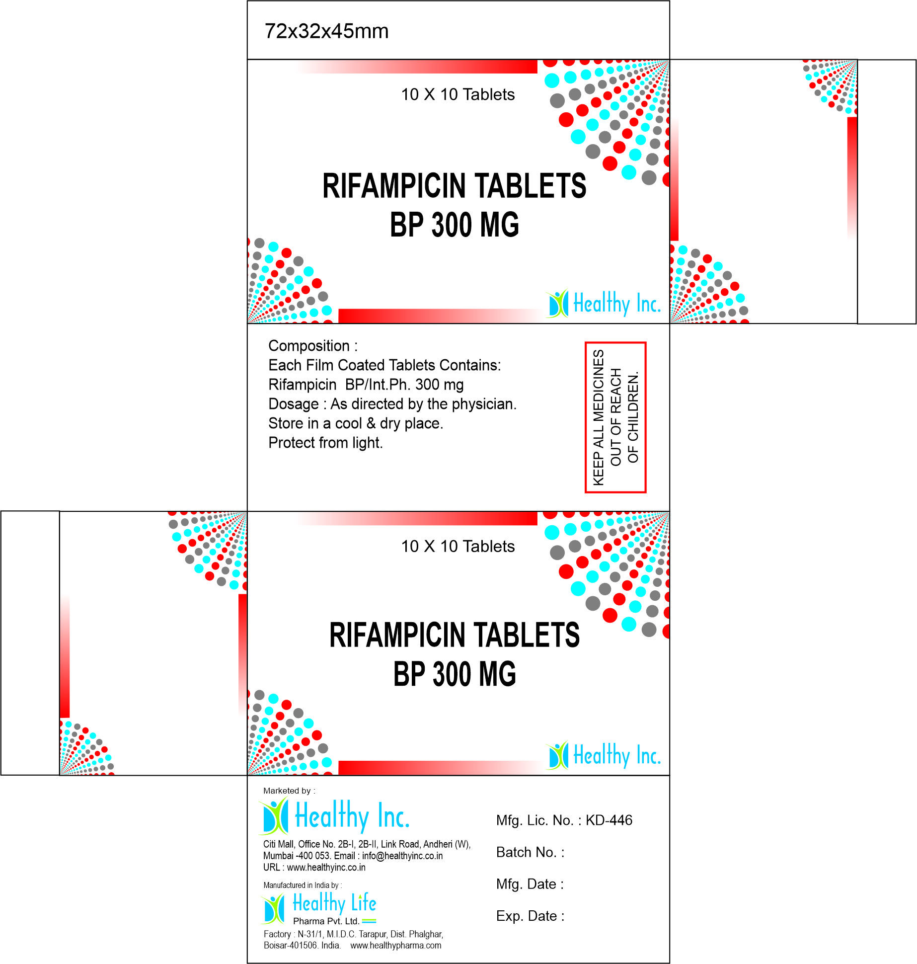 Rifampicin tablet 100mg