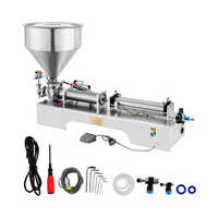 Pneumatic Single Head Paste Filling Machine - Electric Driven, 220 Volt | 5-year Warranty, Normal Air Consumption, Semi-automatic Industrial Use