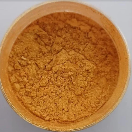 G 303 Royal Gold Pearl Pigment - Application: Paint