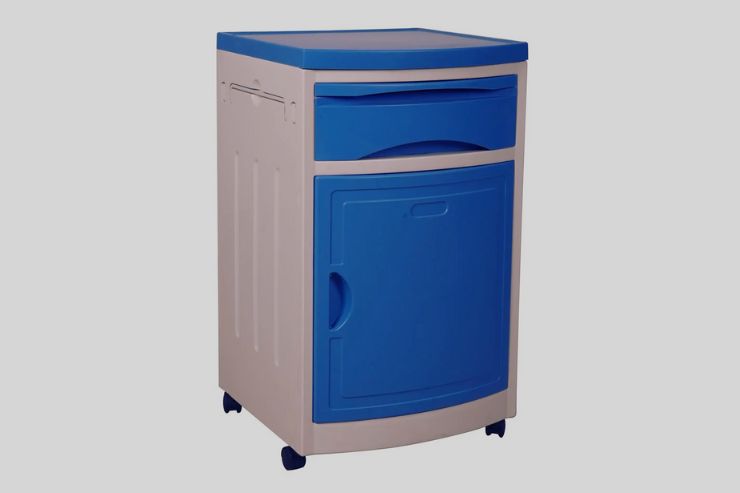 Medicine Cupboard (Abs) Overall Size: 450l X 450w X 760h Mm - Application: Hospital