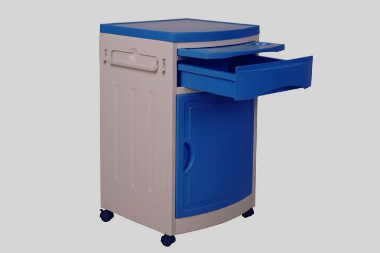 Medicine Cupboard (Abs) Overall Size: 450l X 450w X 760h Mm - Application: Hospital