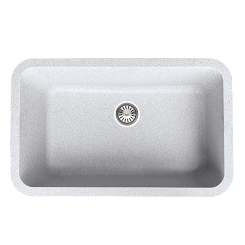 Solis Collection Granite White Quartz Kitchen Sink - Application: Industrial