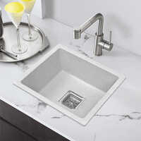 Prime Collection White Granite Quartz Kitchen Sink
