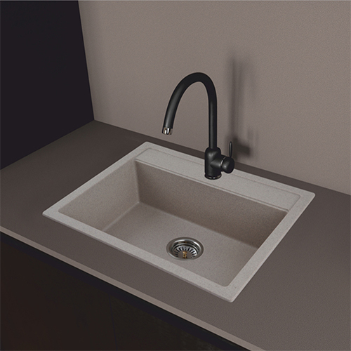 Swift Collection Granite Cornflakes Quartz Kitchen Sink
