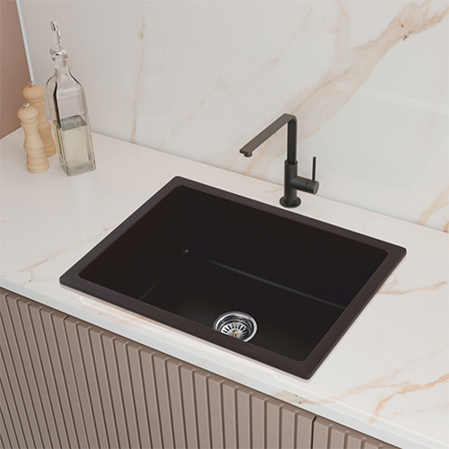 Elite Collection Metallic Brown Quartz Kitchen Sink