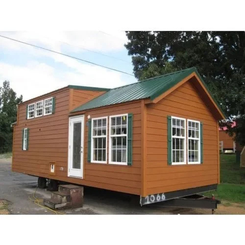 Steel Movable Prefabricated House - Color: Brown