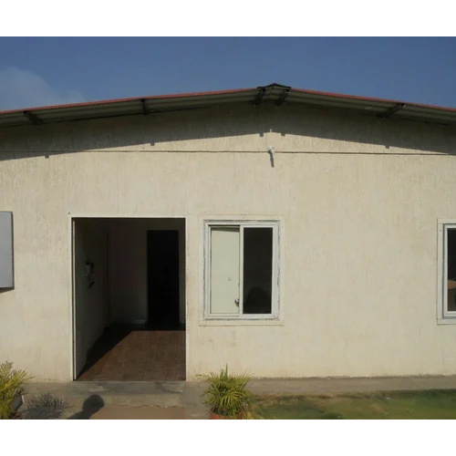 Commercial Prefabricated Farmhouse - High-Quality Steel,  Durable Cream Design | Versatile for Residential and Commercial Use, Quick Installation