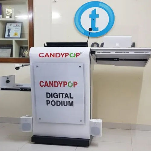 Candypop Smart Digital Podium - Color: White