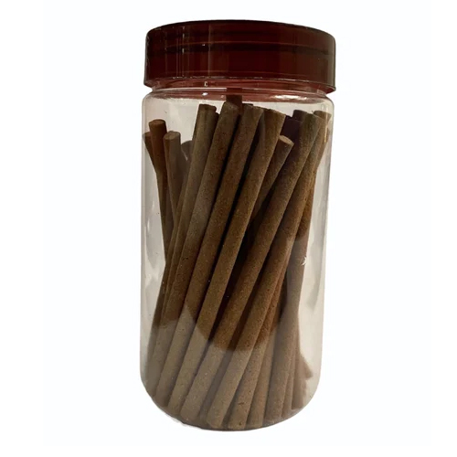 Dhoop Stick Storage Jar - 100ml | Durable PET Plastic, Lightweight Transparent Design