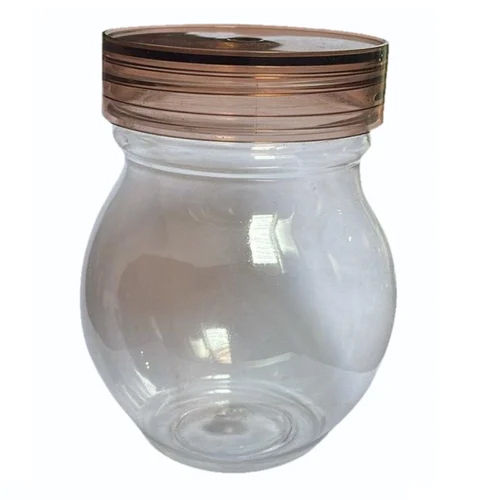 Plastic Pet Ghee Jar - Color: Transparent