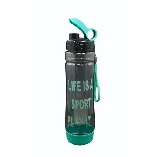 1000Ml Plastic Sipper Bottle - Color: Black