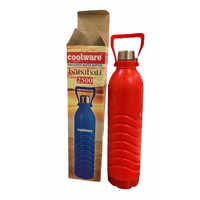 2500ml Plastic Insulated Bottle - 750 Ml Size, Vibrant Red Color | Durable Plastic Material For Long-lasting Hydration On-the-go