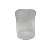 Polypropylene Plastic Containers - High-quality Pp Material, Small To Large Sizes, Transparent Color, Round Plain Style For Versatile Storage