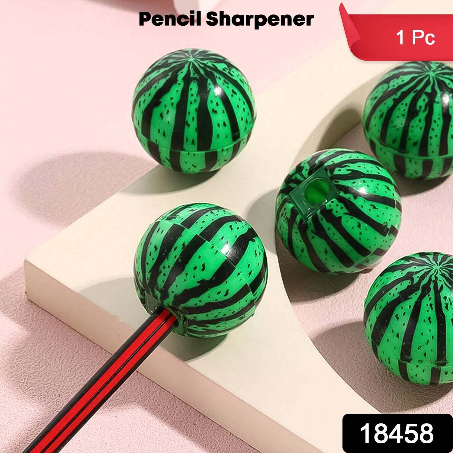 Watermelon Shaped Pencil Sharpeners