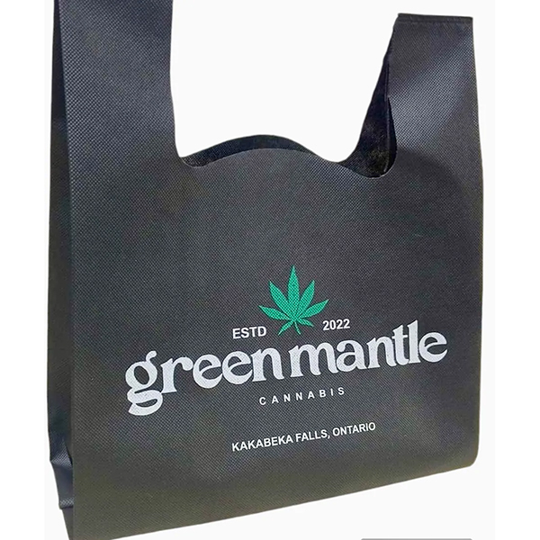 T Shirt Box Bag - Handle Material: Non Woven Fabric
