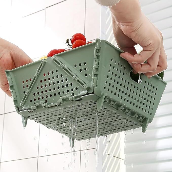 Mitsico Plastic Strainers Basket Collapsible Colander Food Strainer Drainer - High-quality Bpa-free Abs Space-saving Design Versatile & Colorful