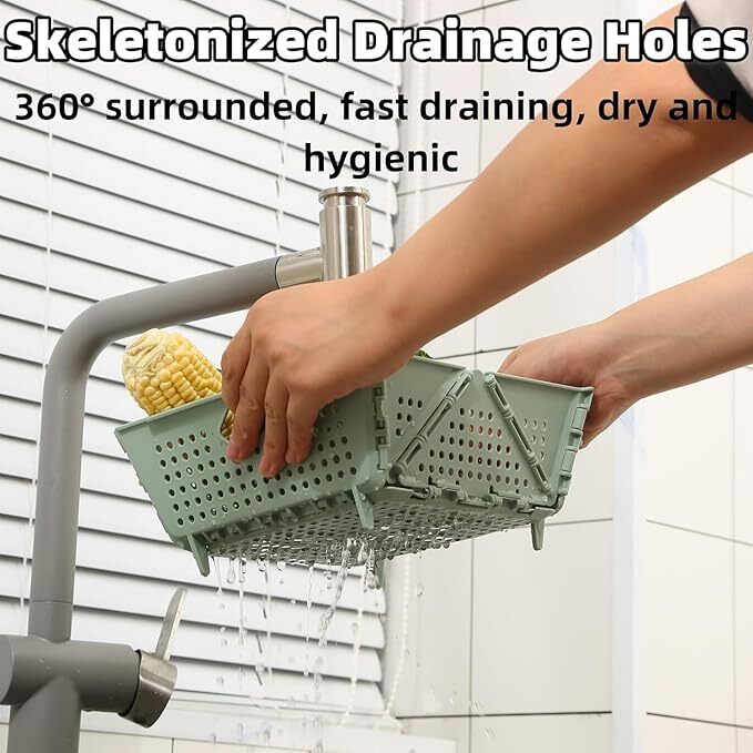 Mitsico Plastic Strainers Basket Collapsible Colander Food Strainer Drainer - High-quality Bpa-free Abs Space-saving Design Versatile & Colorful