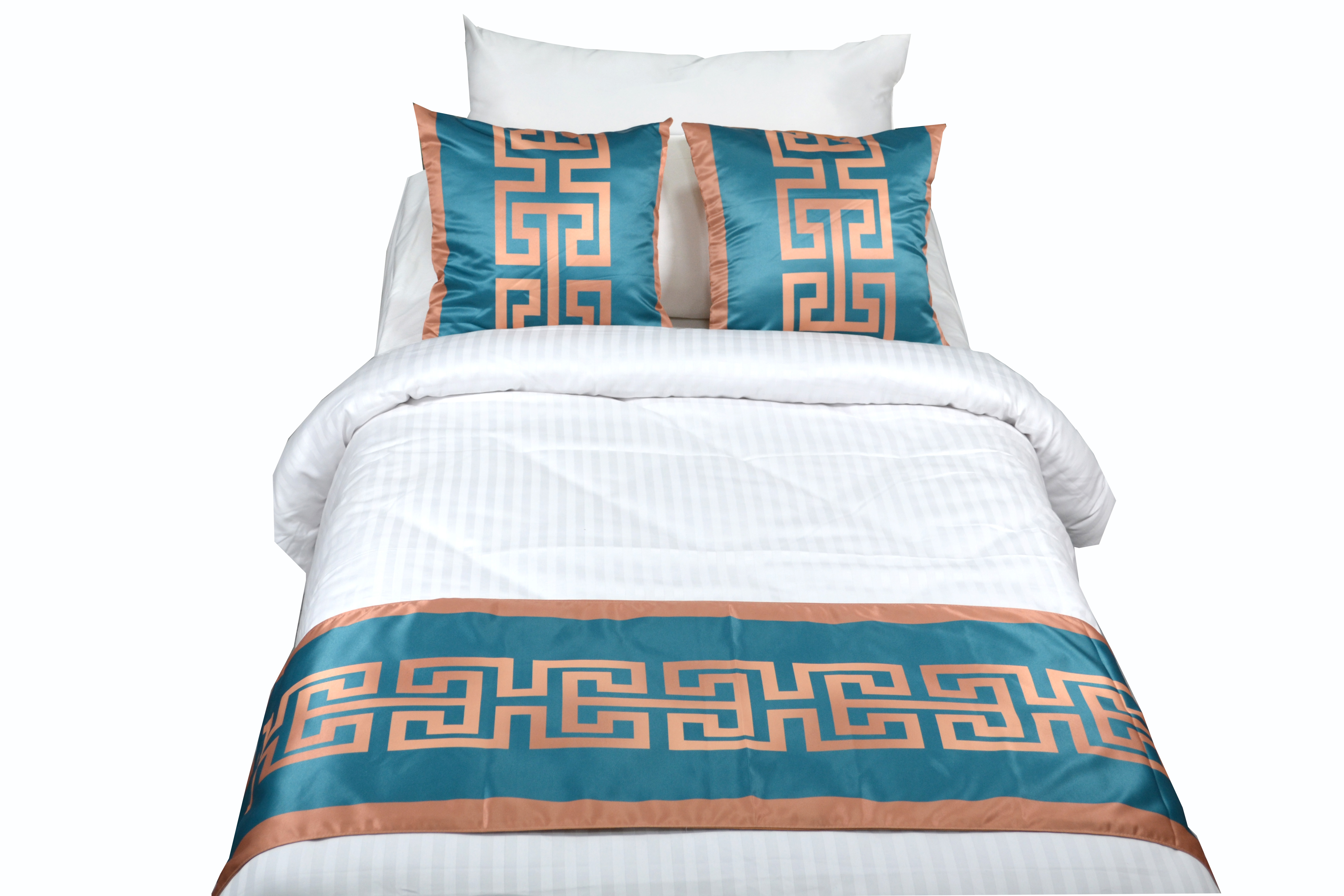 Hotel Plain Solid Bed Runner - Color: Multi Colour