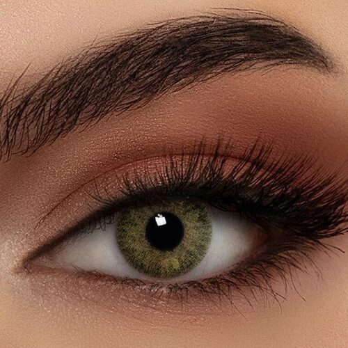 Bella Monthly Colors Natural Green Yellow Contact Lens