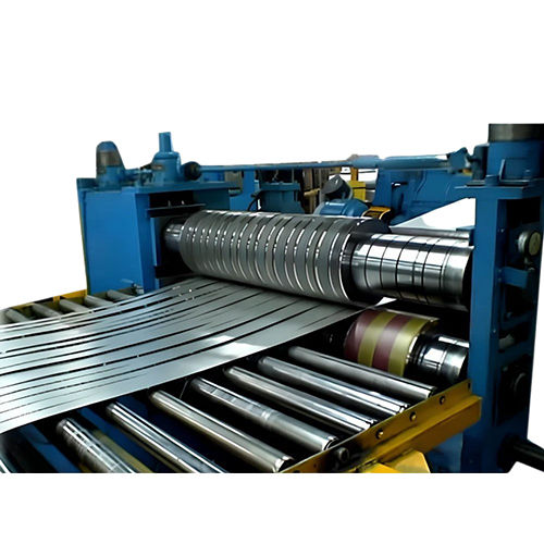 Metal Coil Slitting Machine - Color: Blue