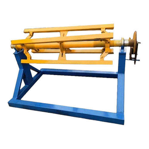 Manual Decoiler Machine - Color: Blue