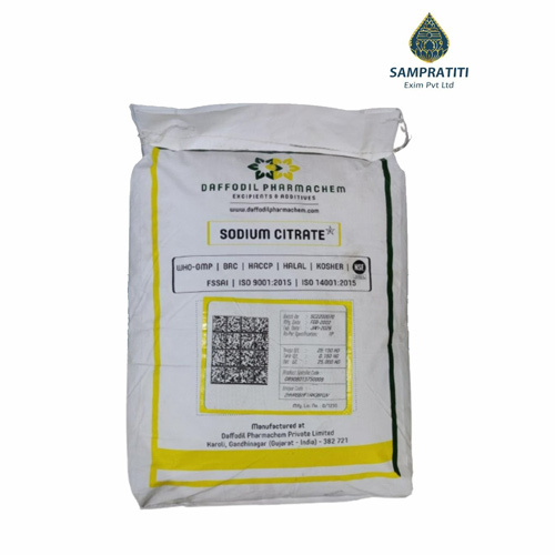 Sodium Citrate - 99% Purity Powder | Highly Soluble, 2-Year Shelf Life, Ideal for Food and Industrial Applications