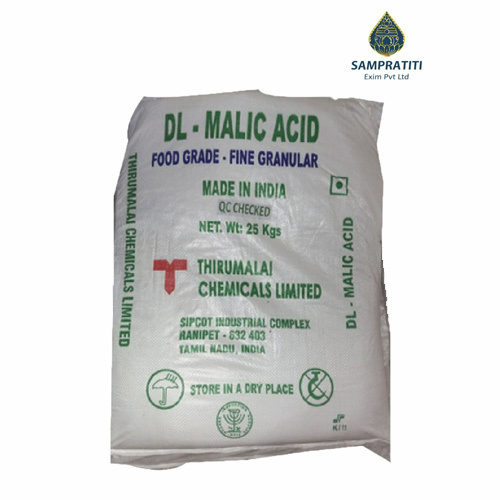 Malic Acid - 99% Purity Powder | Ideal for Food Applications, Flavor Enhancer, Soluble in Water, 2-Year Shelf Life, Room Temperature Storage