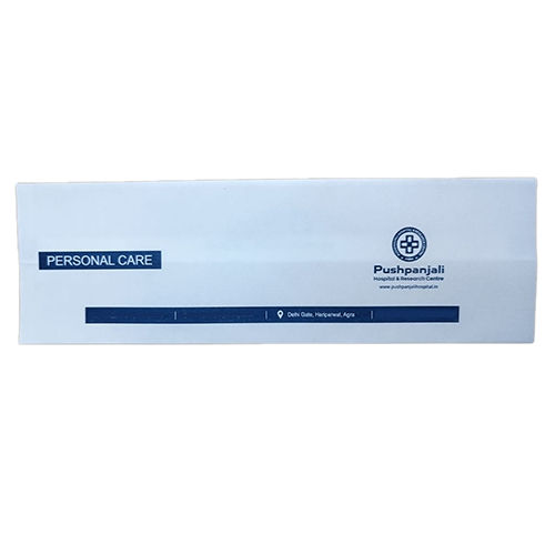 Hotel Care Paper Pouch - Color: White