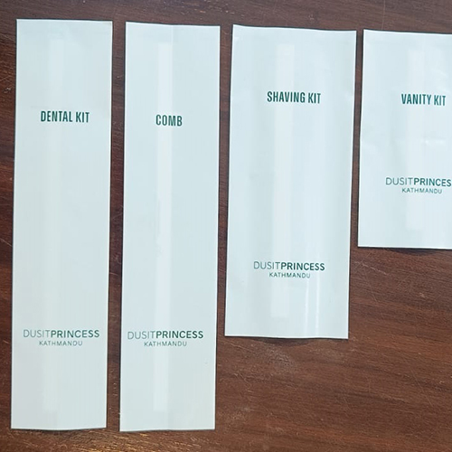 Hotel Guest Amenities Paper Pouch