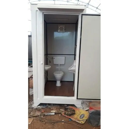 Readymade Portable Toilet - Color: White