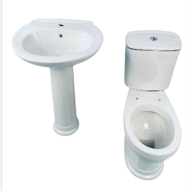 Six Piece Water Closet - Color: White