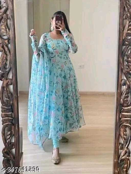 Heavy Gown - Color: As Per Image