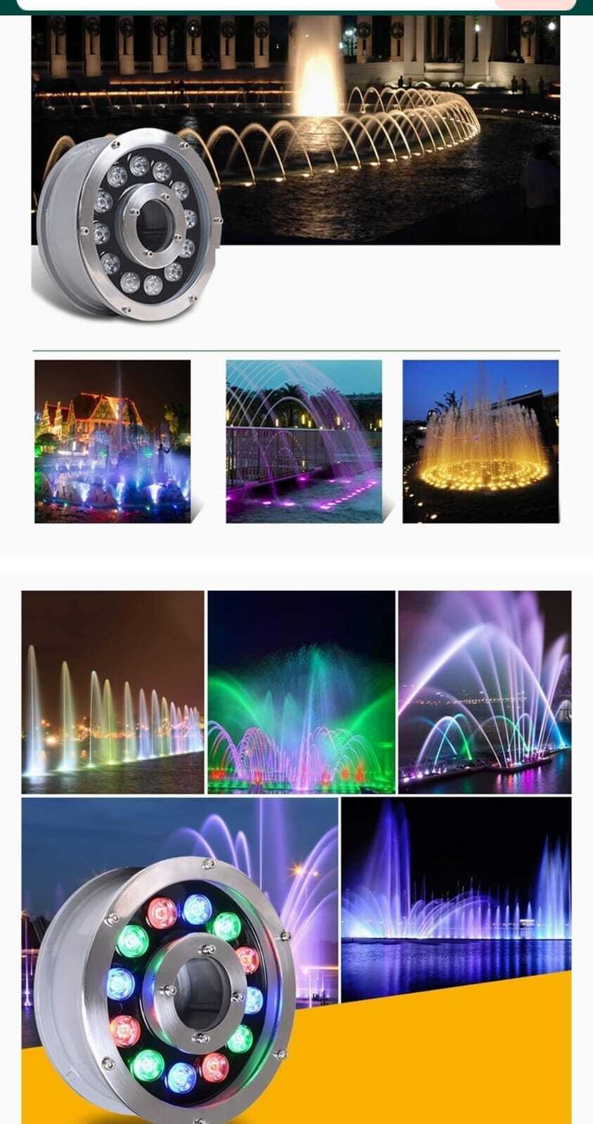Best Fountain Light Manufacturer - Color: Rgb