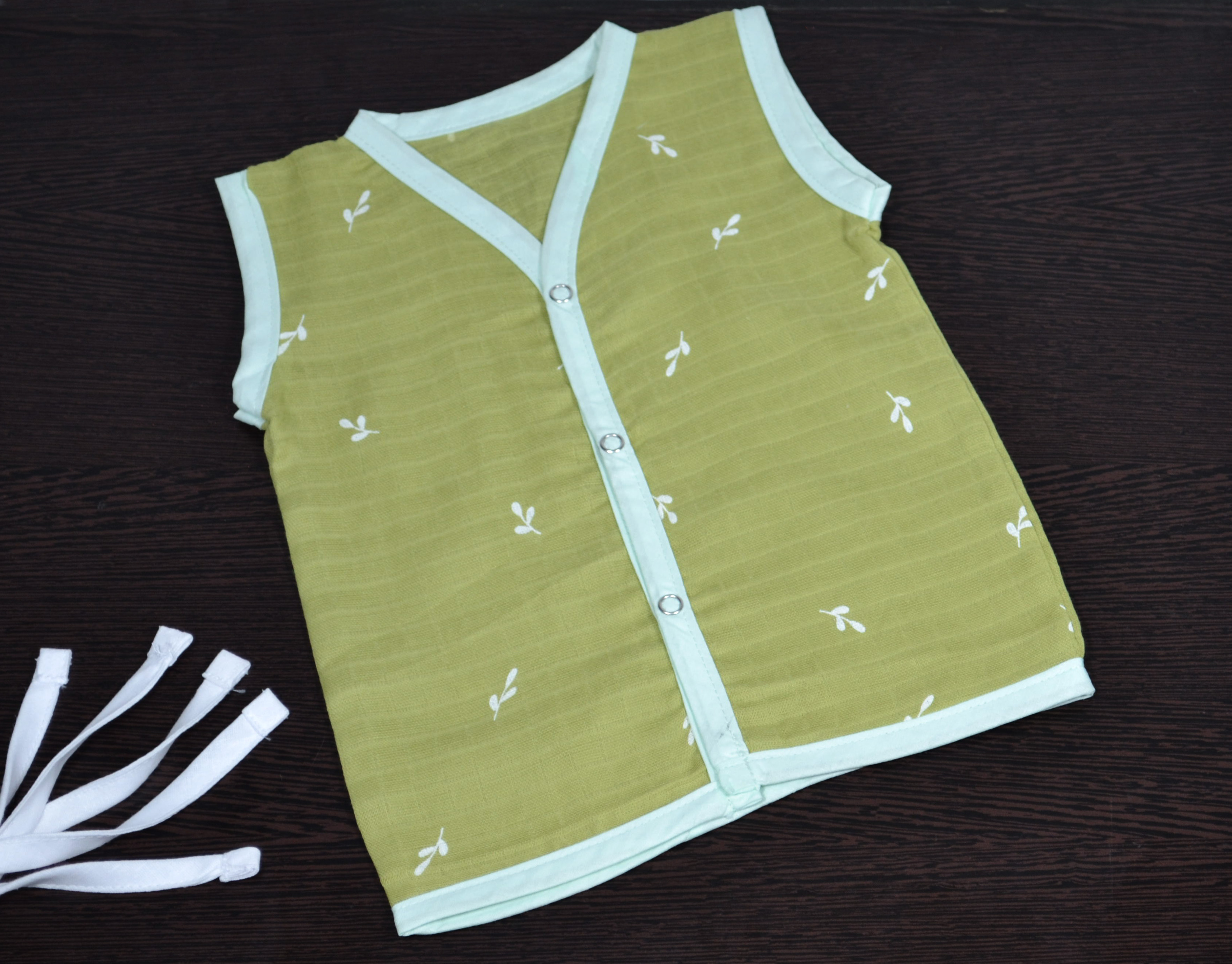 New Born Baby Muslin Jabla - Feature: Breathable