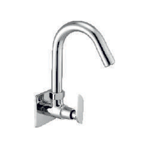 Sink Cock With Swivel Spout (Wm) Active Collection Ksac 119 - Color: Silver