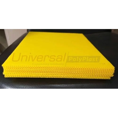Plastic Yellow Sunpack Sheet