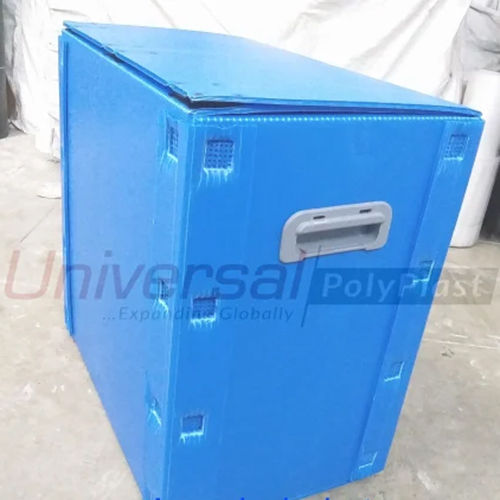 Polypropylene Corrugated Box - Color: Blue