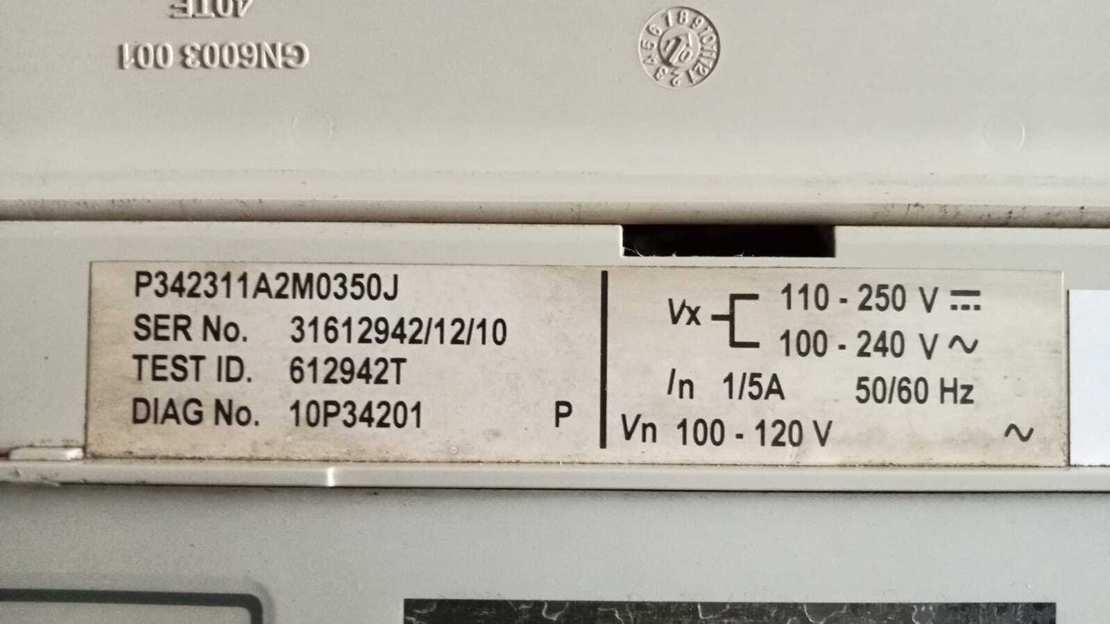 MICOM P342311A2M0350J (DISPLAY DAMAGE) PROTECTION RELAY