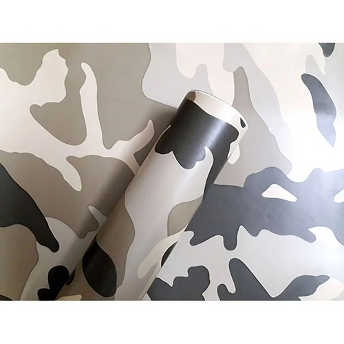 Camo Design Vinyl Vehicle Wrap - Color: As Per Requirement