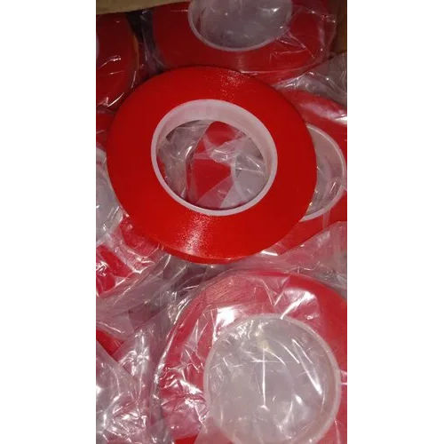 Red Polyester Double Sided Tape - Color: Different Available