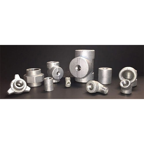 Titanium Gr 1 Forged Fittings - Finishing: Galvanized