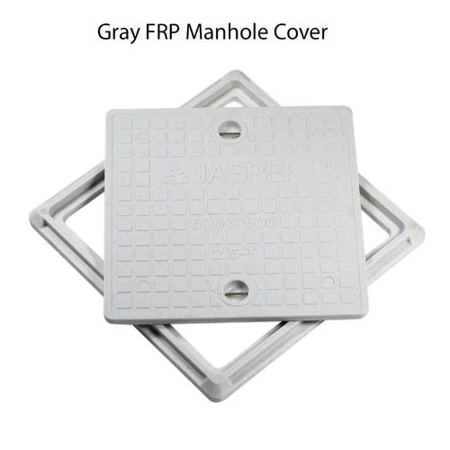 Gray Frp Manhole Cover - Dimensions: 600 X 600 Millimeter (Mm)