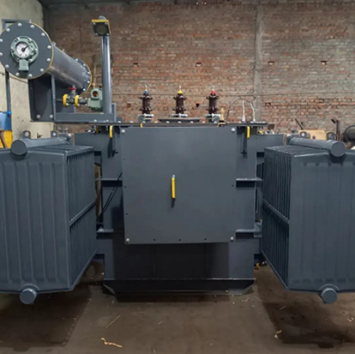 Three Phase Electrical Power Transformer - Material: Mild Steel