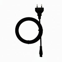 Philips Power Cable - Copper Conductors, 39" Inch Length | Black Or White Pvc Jacket, Copper & Pvc Insulation Materials